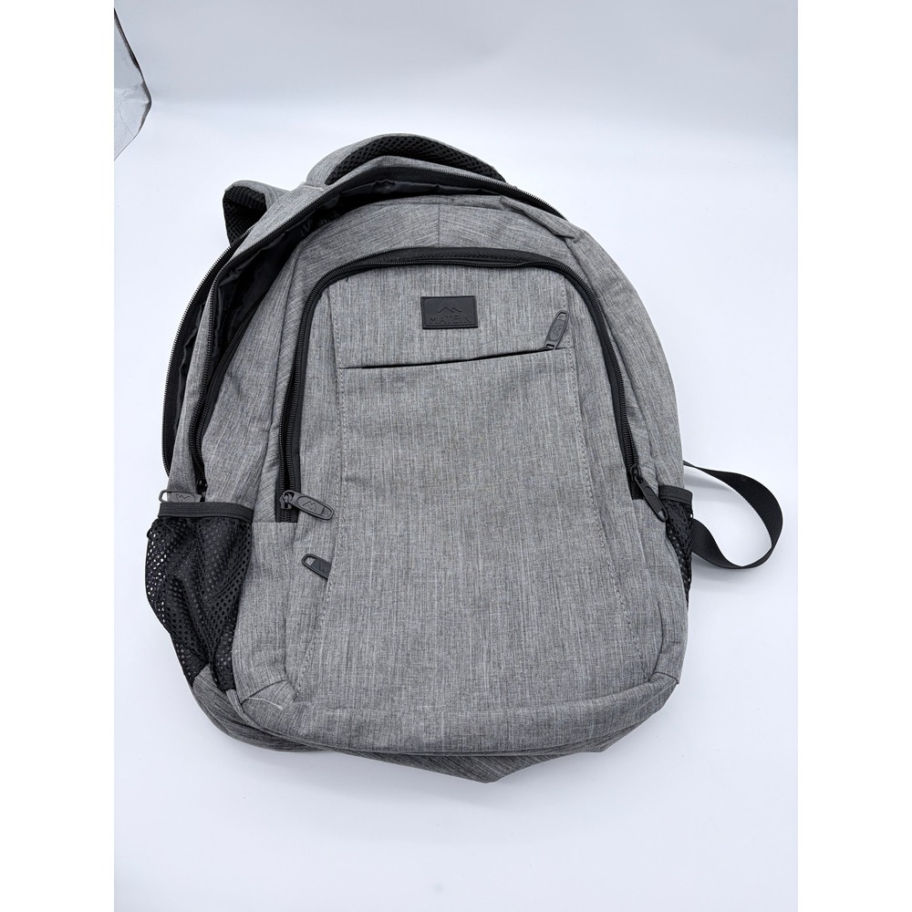Matein Backpack Unisex Large Gray Travel Laptop Backpack USB Charging Port LRG01
